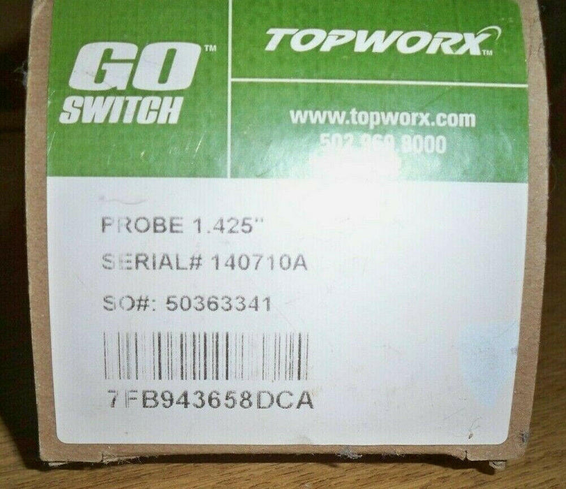 7FB943658DCA TopWorx Limit Switch 7 FB 943658 DCA Unused Surplus