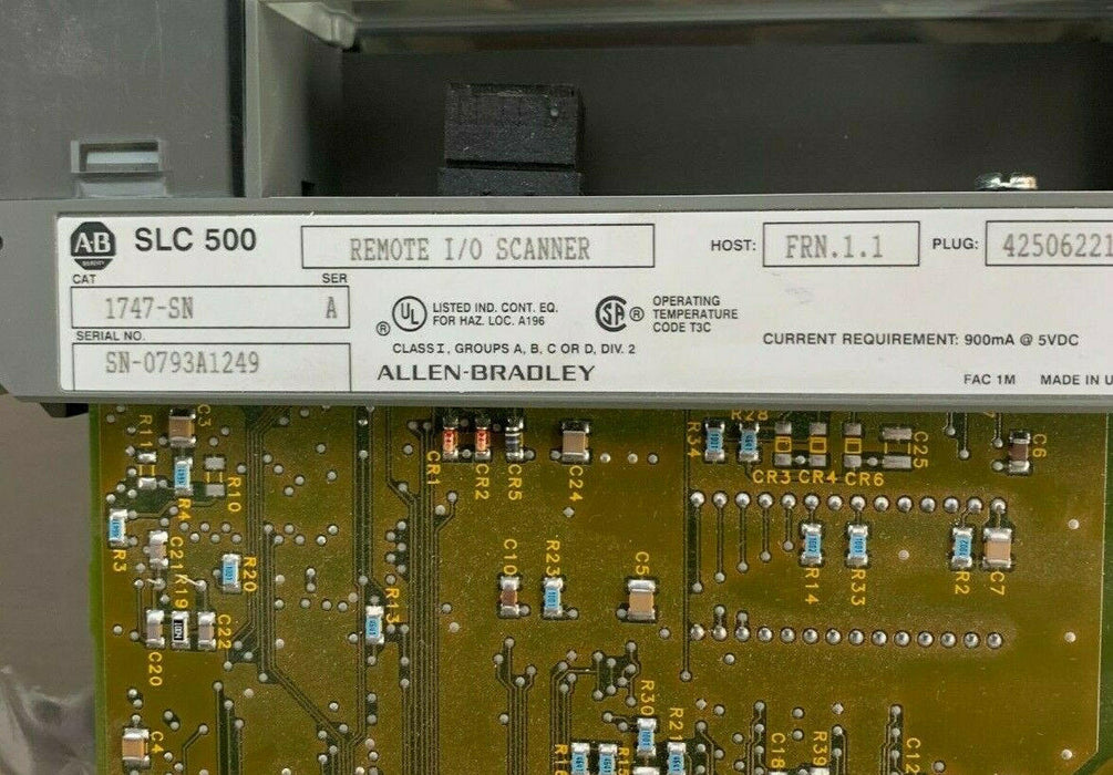 Allen Bradley  1747-SN Series A Remote I/O Scanner 1747SN