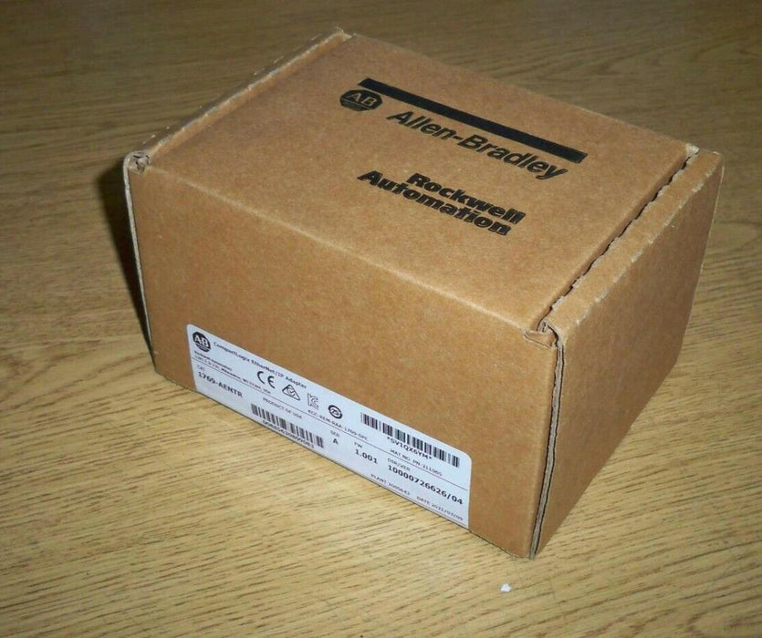 SEALED MFG 2021 ALLEN-BRADLEY 1769-AENTR ETHERNET/IP ADAPTOR 1769AENTR