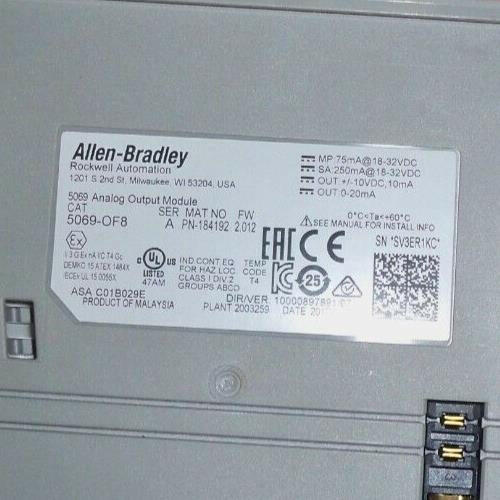 ALLEN-BRADLEY 5069-OF8 SERIES A OUTPUT MODULE 5069OF8