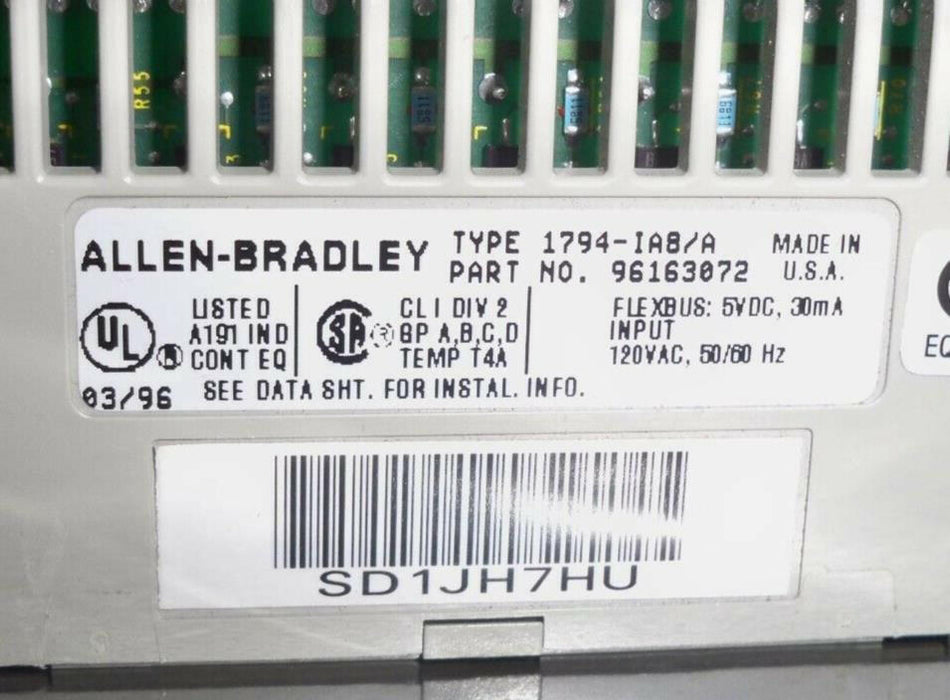 Allen Bradley  1794-IA8 Flex I/O Series A Input MOdule 1794IA8