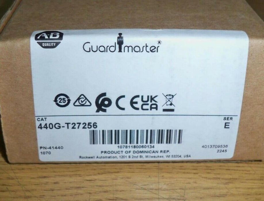 440G-T27256 Allen Bradley Safety Interlock Switch Ser E Sealed 440GT27256