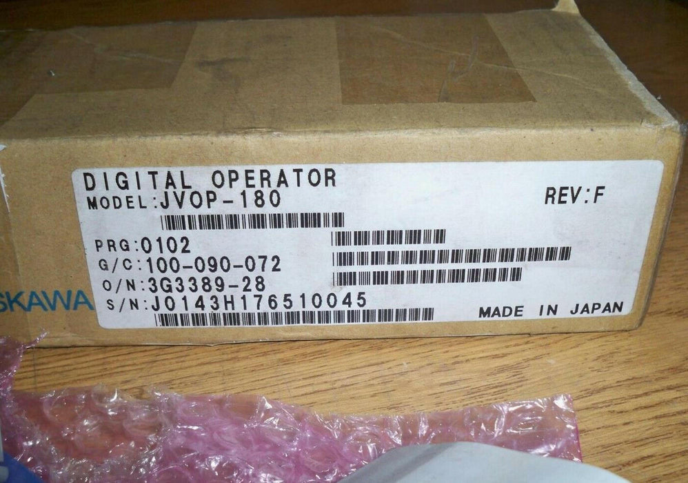 JVOP-180 Yaskawa Digital Operator jvop180 Unused surplus