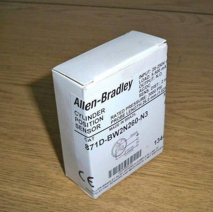 NIB ALLEN BRADLEY 871D-BW2N260-N3 SER A CYLINDER POSITION SENSOR 871DBW2N260N3