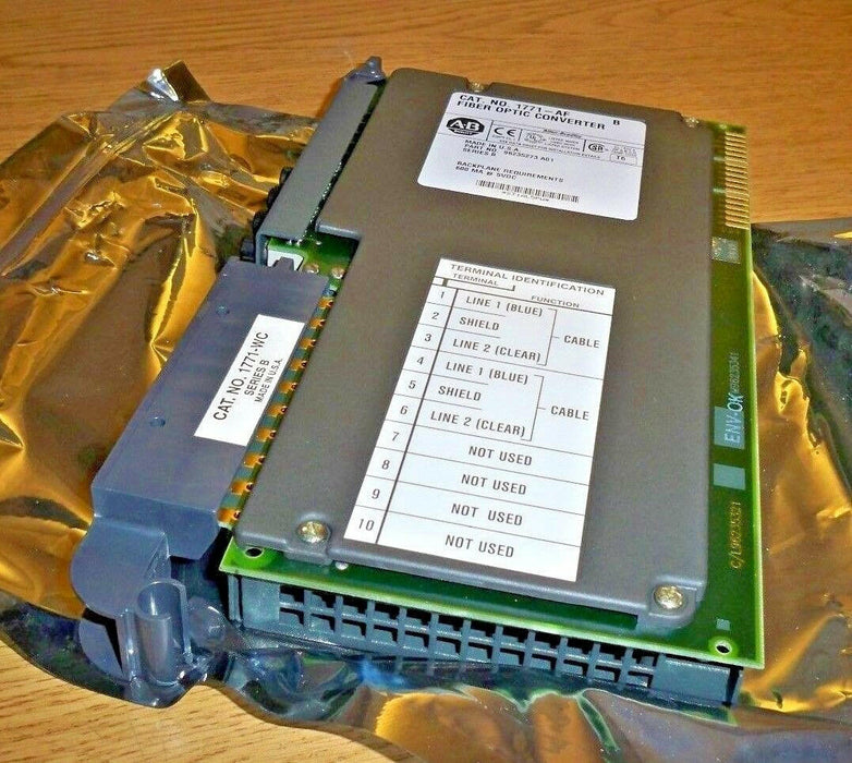 NEW ALLEN BRADLEY 1771-AF SERIES B FIBER OPTIC CONVERTER 1771AF 1771-AF NNB