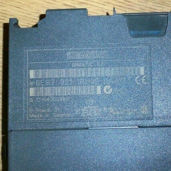 SIEMENS SIMATIC S7 6ES7 321-1BH02-0AA0 INPUT MODULE 6ES73211BH020AA0