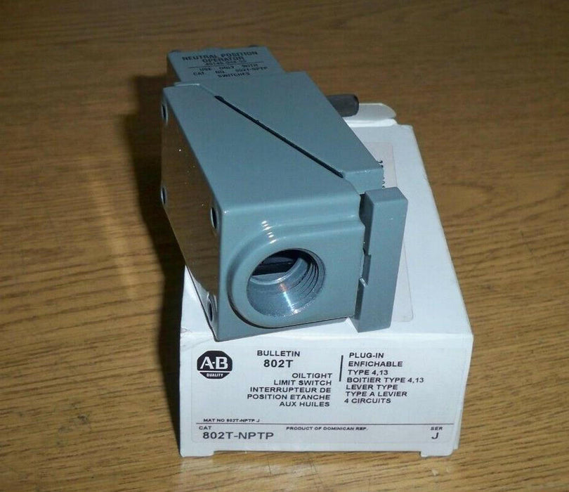 802T-NPTP Allen Bradley Series J Oil Tight Limit Switch 802TNPTP NIB NEW